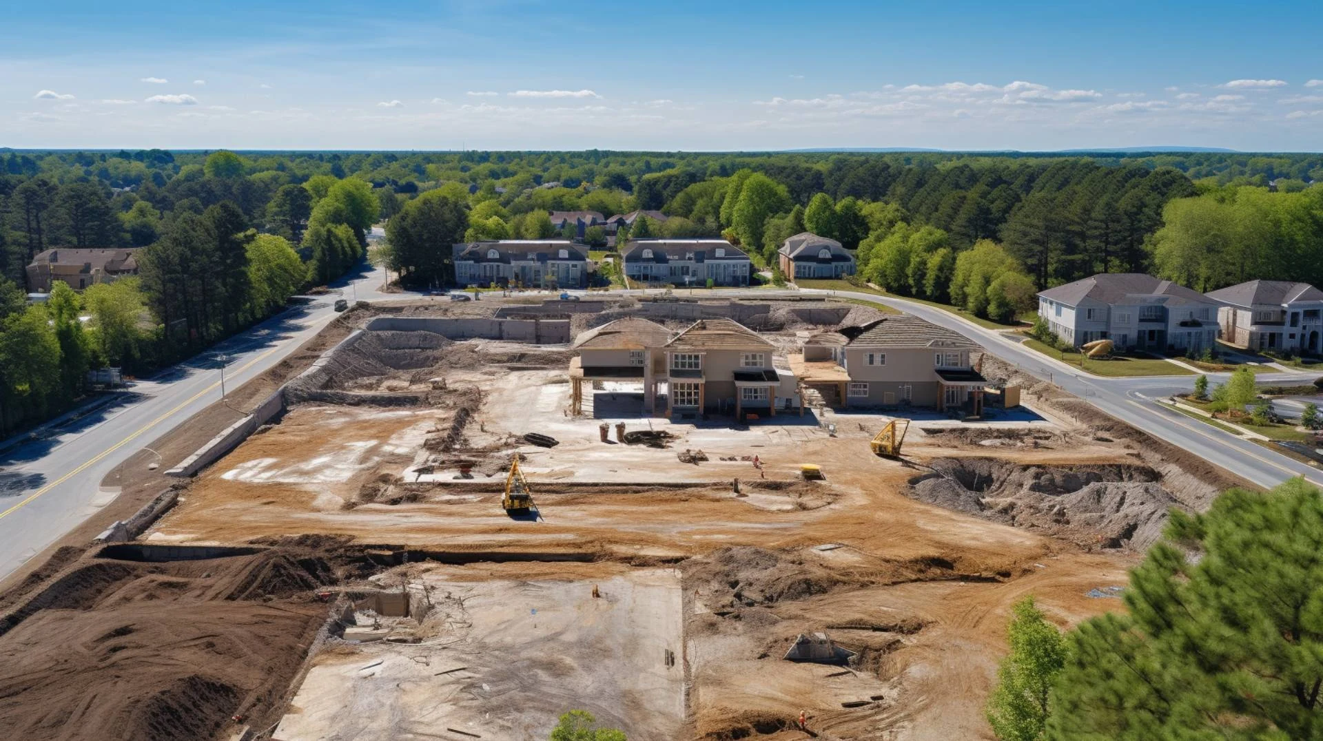 Development site and surrounding tree canopy from MNVG’s existing website